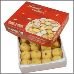 "BANDAR LADDU from Pullareddy Sweets - 1kg - Click here to View more details about this Product